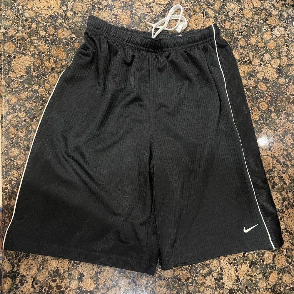 Nike boys black sports shorts